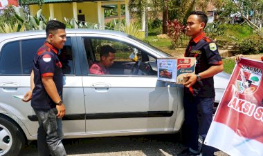 Solidaritas For Rachju, Sapma PP Muarojambi Lakukan Penggalangan Dana