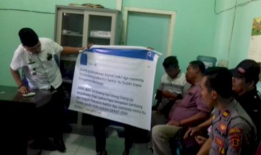 Status FB Camat Sekernan Berbuntut Panjang, Massa Memanas Saat Mediasi di Kantor