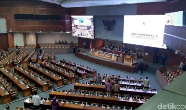 Paripurna Pengesahan Pimpinan KPK, 261 Anggota Dewan Absen