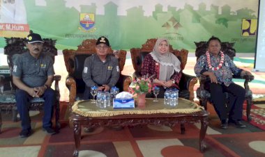 Bupati Masnah Dampingi Gubernur Jambi Fachrori Umar ke Desa Pulaumentaro Peringati Hapernas Ke-12 Tahun 2019