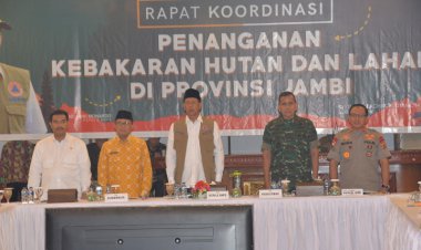 Bersatu Tanggulangi Karhutla, Fachrori: Kedatangan Kepala BNPB dan Pangdam Perkuat Penanganan Karhutla Jambi