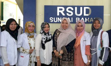 RSUD Sungaibahar Naik Kelas Bupati Masnah Minta Terus Berbenah