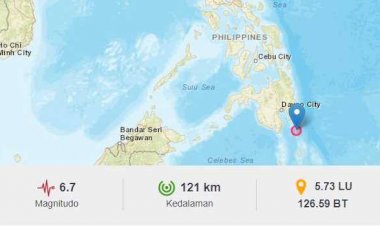 Gempa 6,7 Magnitudo di Sulut, Tapi Tidak Berpotensi Tsunami