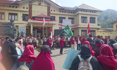 Aksi Solidaritas Immawan Randi Tewas, IMM Kerinci Demo Polres