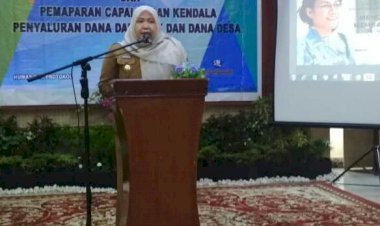 Bupati Masnah Paparkan Capaian dan Kendala Serapan Dana Desa Muarojambi