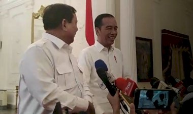 Kompak Kemeja Putih, Prabowo Jumpa Presiden Jokowi di Istana Sore Ini