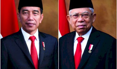 Foto Resmi Jokowi dan Ma'ruf sebagai Presiden-Wapres