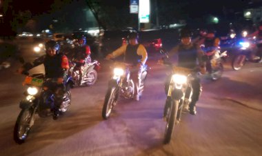 Cipta Kondisi, Bupati, Dandim, Kapolres & Ketua DPRD Merangin Patroli Gunakan Motor