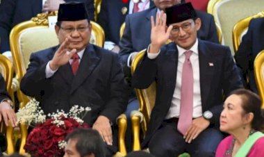 Prabowo dan Sandiga Uno Hadiri Pelantikan Presiden dan Wapres