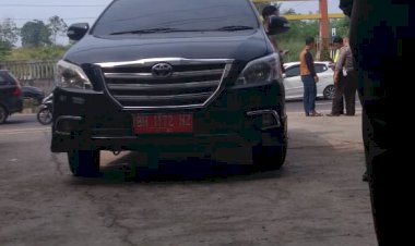Tak Bisa Perlihatkan STNK, Mobil Dinas PU Provinsi Jambi Terjaring Razia