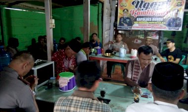 Ngopi Kambtibmas di Julir, Kapolres Bungo: Saya Minta Masyarakat Tak Lakukan Kegiatan PETI