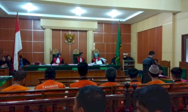 8 Terdakwa SMB Lainnya Kembali Ajukan Eksepsi, PH: Agar Hakim Dapat Mengambil Putusan Sela