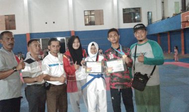 Atlet Taekwondo Tanjabarat Sabet 4 Medali Emas Kejurda