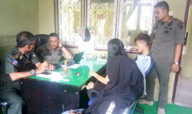 Razia Pekat, Sat Pol PP Temukan Terduga Pasangan Mesum Hingga Bong Sabu