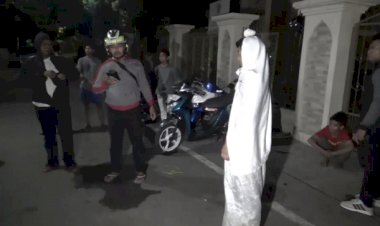 Mau Nge-Prank Pocong, Eh Dua Remaja Terjaring Tim Penikam Polri