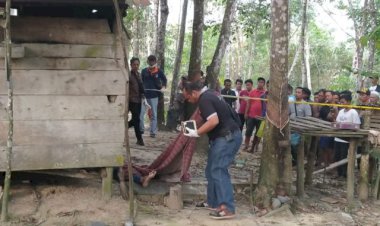 Warga Tebo Gempar Temukan Pria Berlumuran Darah di Kebun