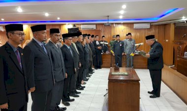 Usai Melantik Kepala OPD, Safrial: Pejabat Jangan Banyak Nongkrong di Bandara