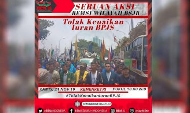 BEM Seluruh Indonesia Tolak Kenaikan Iuran BPJS