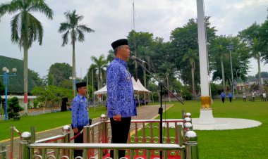 HUT Korpri ke 48, Walikota Jambi Bacakan Pidato Presiden RI