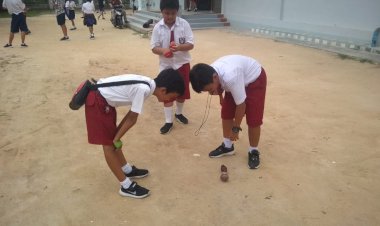 Sempat Pudar, Kini Permainan Gasing Kembali Ramai di Tanjab Barat