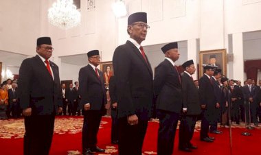 Jokowi Lantik 9 Wantimpres, Wiranto Jadi Ketua Wantimpres