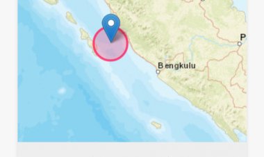 BREAKING NEWS! Gempa 5.5 Magnitudo Guncang Muko-muko Bengkulu