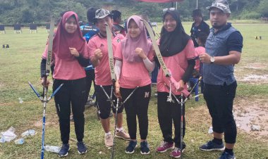 Atlet Panahan Beregu Putri Sarolangun Rebut Tiket Pertama Pra-Porprov 2020