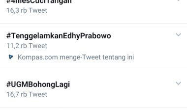Hastag UGMBohongLagi Raja Trending, Ada Apa UGM?