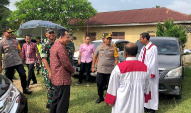 Wabup dan Kapolres Muarojambi Tinjau Gereja HKBP Avage, Ini yang Mereka Temukan