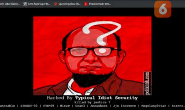 Website Bareskrim Polri Diretas Hacker, Gunakan Foto Novel Baswedan