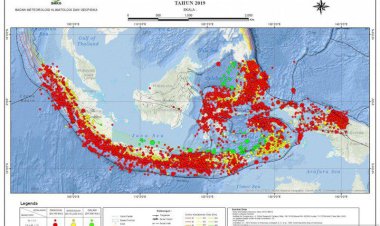 Ada 11.573 Gempa Bumi Melanda Indonesia Tahun 2019