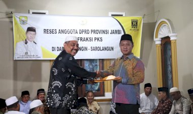 Reses Perdana Hapis Asbiallah di Sarolangun Singgung Pembangunan Jalan Pelawan-Batangasai