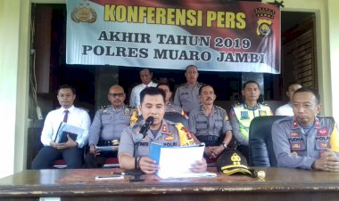 Sepanjang 2019, 338 Kasus Kejahatan Terjadi di Muarojambi