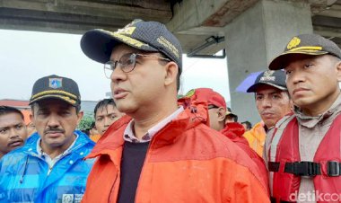 Anies: Faktanya Ada Banjir di Jakarta, Kami Bertanggung Jawab!