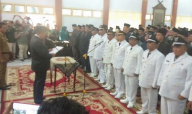 Detik-detik Terakhir, Bupati Bungo Lantik Mursidi Jadi Sekda & 172 Pejabat Lainnya