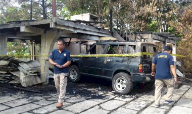 Selidiki Penyebab Kebakaran Rumah Jurnalis Kompas, Polres Muarojambi Gandeng Tim Labfor Polda Sumsel