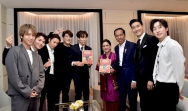 Super Junior Jumpa Jokowi, Ngaku Punya Pacar Indonesia