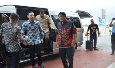 Tiba di Jambi, AHY Langsung Lakukan Konsolidasi Internal Partai