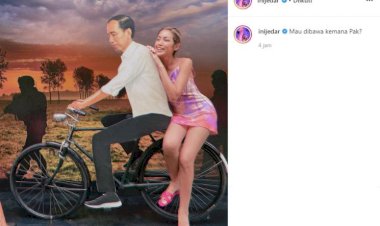 Foto Berpakaian Seksi & Bersandar di Pundak Jokowi, Jessica Iskandar Ramai-ramai Dihujat Netijen