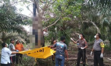 Ini Identitas Mayat Tergantung Yang Ditemukan Warga Tanjab Barat