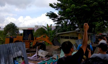 Sempat Ricuh, Eksekusi Tanah di Paal Merah Tetap Dilanjutkan