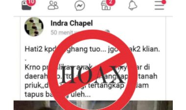 Beredar di FB Berita Pelaku Penculikan Anak di Dam Tapus, Kapolres Bungo: Itu Hoax Orangnya Dicari!