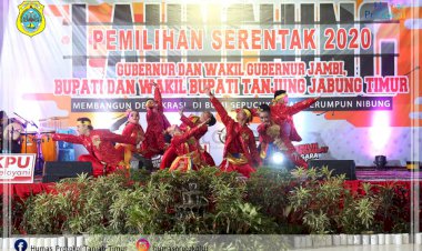 Sekda Tanjab Timur Hadiri Launching Pemilihan Serentak Tahun 2020