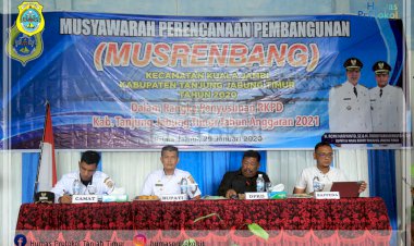 Staf Ahli Setda Tanjab Timur Pimpin Musrenbang Kecamatan Kuala Jambi