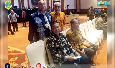 Bupati Tanjab Timur Hadiri Rakonas Investasi 2020