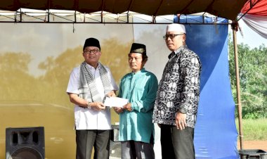 Fachrori Bantu Pembangunan Kelas Baru Madrasah Nurul Falah Pamenang