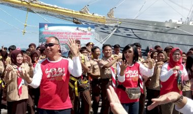 TikTok Cuci Tangan Cegah Virus Ala Danlantamal VI & 300 Saka Bahari