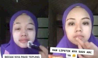 Viral Tutorial Make-up Anti Mainstream, Bikin Ngakak!