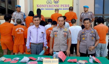 20 Hari Operasi Antik Tanjab Barat, 15 Pengedar Narkoba Ditangkap