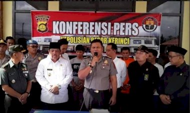 Selama Operasi Antik, Segini Pelaku yang Diamankan Polres Kerinci